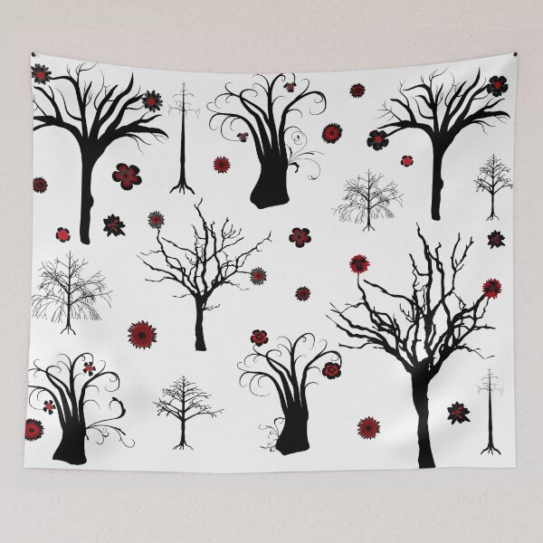 Item preview, Red and Black Forest designed and sold by LylaLovitt.