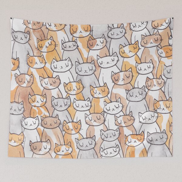 Item preview, Sleepy Cats designed and sold by LaurelMae.