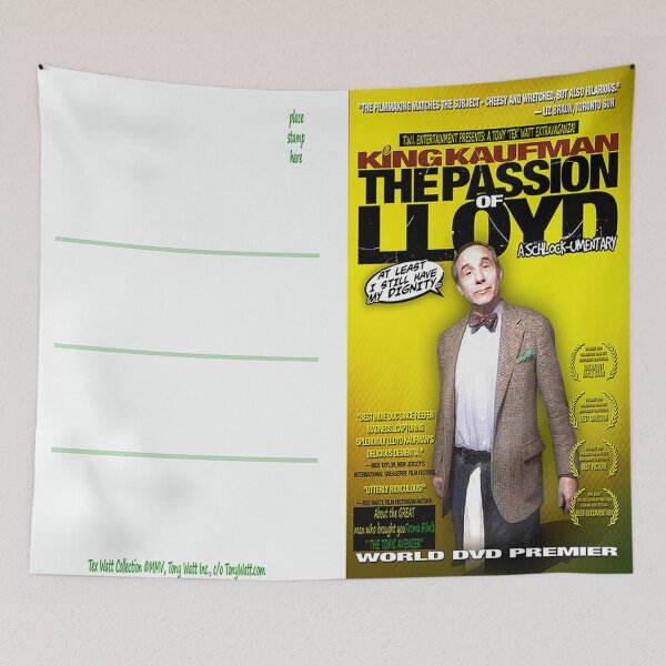 Item preview, King Kaufman: The Passion of Lloyd (2008) - Movie Poster Postcard designed and sold by TexWatt.