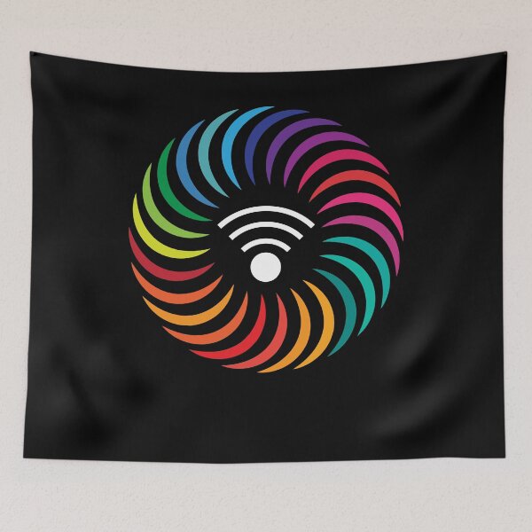 Item preview, WiFi Icon Rainbow Boomerang Circle designed and sold by 1681830934131.