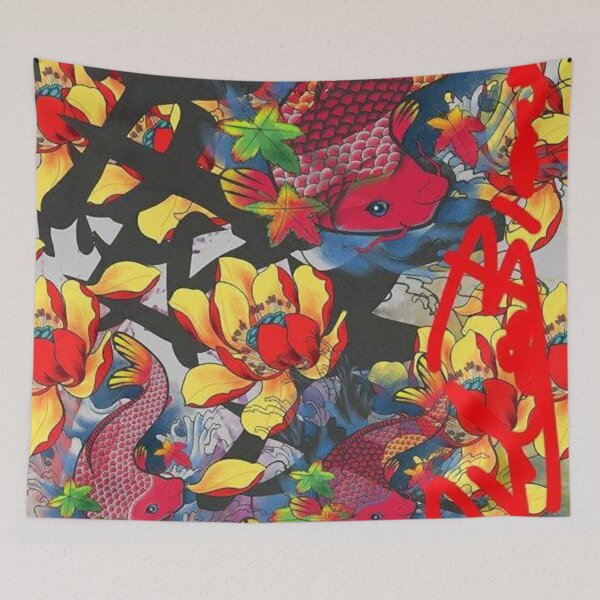 Item preview, Cataleas scarlet carp designed and sold by cataleabianco.