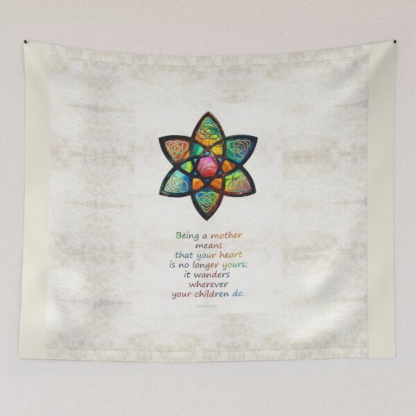 Item preview, Mother Mom Art - Wandering Heart - By Sharon Cummings Tote Bag by Sharon Cummings designed and sold by Sharon Cummings Art.