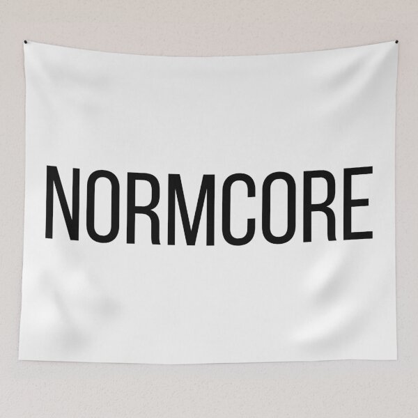 Item preview, NORMCORE white HARDCORE NORMAL designed and sold by schildwaechter.