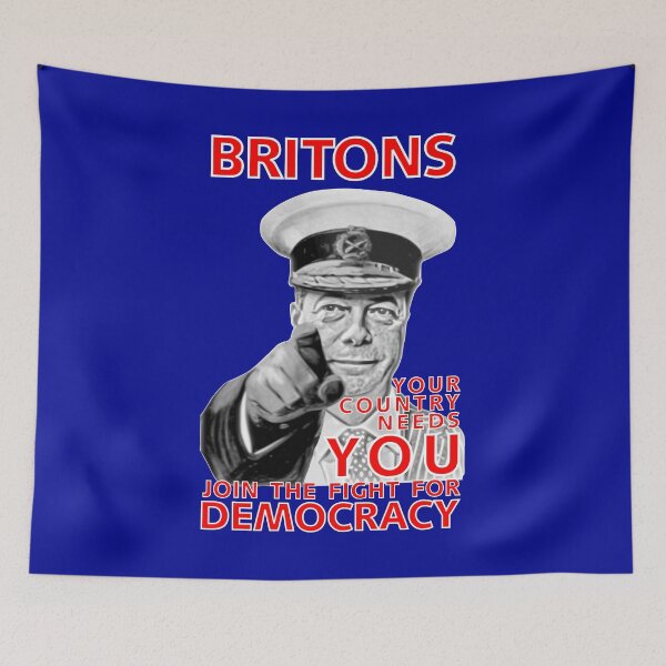 Item preview, Nigel Farage Brexit Leave EU - Red Text designed and sold by beaglefruit.
