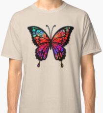 Psychedelischer Schmetterling Classic T-Shirt