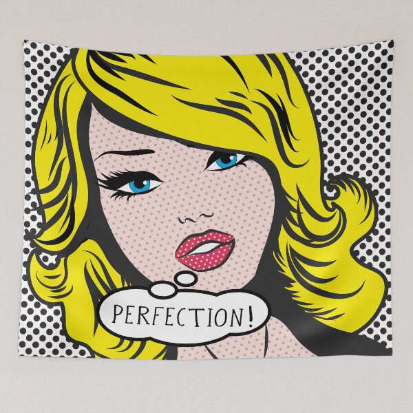 Item preview, Perfection PopArt Girl. designed and sold by GalAmarArt.
