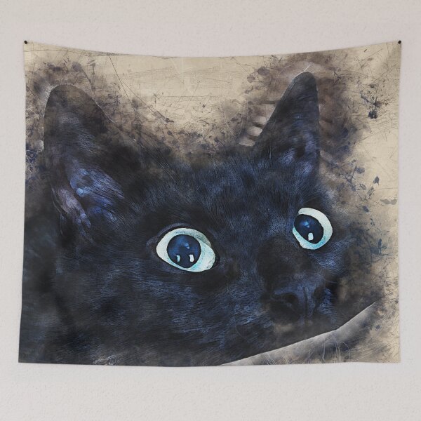 Item preview, black kitty  designed and sold by JBJart.