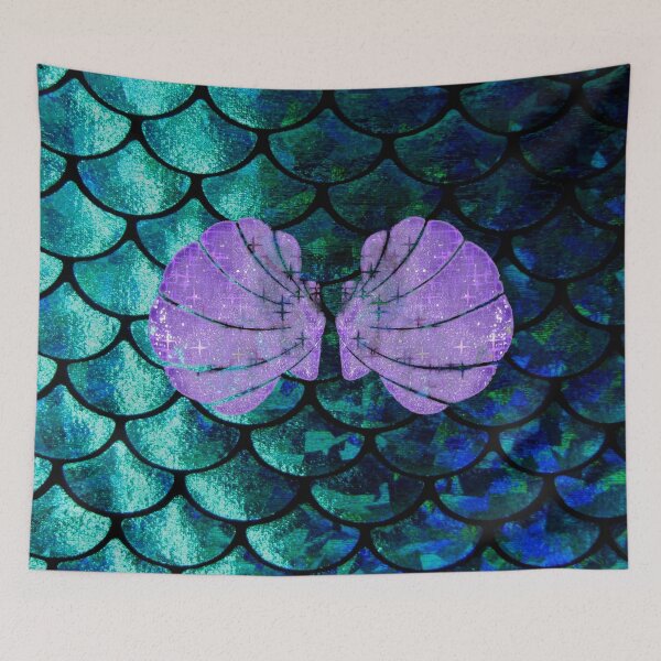 Item preview, Mermaid Scales & Shell Bra designed and sold by cassarie2.