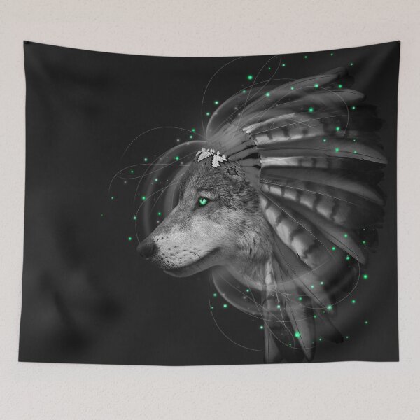 Item preview, Don't Define Your World (Chief of Dreams: Wolf) designed and sold by soaringanchor.