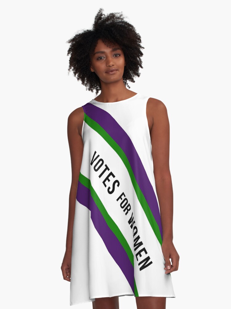 VOTES FOR WOMEN SASH FANCY DRESS COSTUME SUFFRAGETTE EMMELINE PANKHURST &P+P 