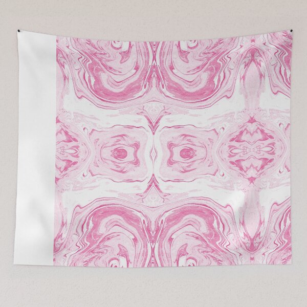 Item preview, Hana - swirl marble abstract pink pastel rose quartz ocean painting modern minimal wave surfing topography map maps designed and sold by spilledinkshop.