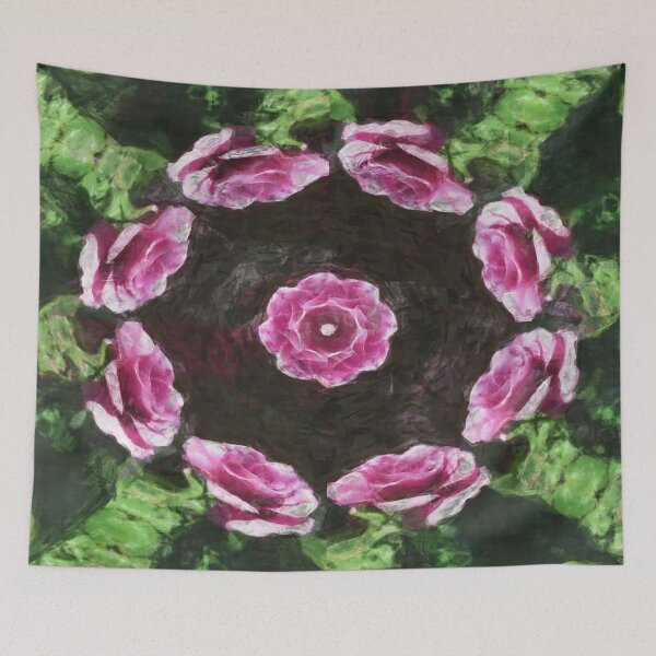 Item preview, Rosas Moradas 2 Kaleidoscope 3 designed and sold by TravelPhotoArt.