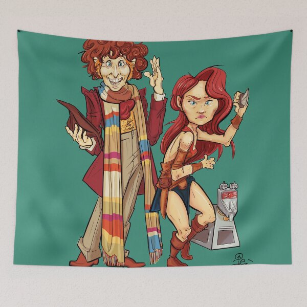 Item preview, The Doctor, The Warrior, and K-9 designed and sold by Indigo East.