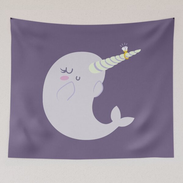 Item preview, Engaged Narwhal designed and sold by hocapontas.