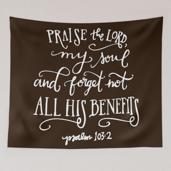 Item preview, Psalm 103:2 designed and sold by LetterSparrow.
