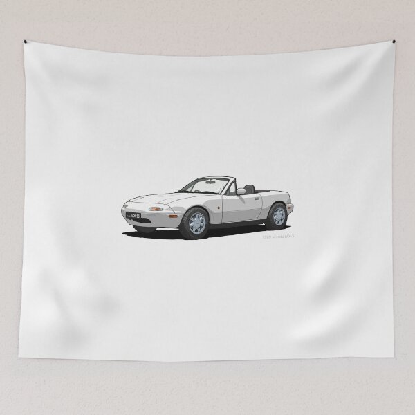 Item preview, Mazda MX-5 MK1 Crystal White designed and sold by DigitalCel.