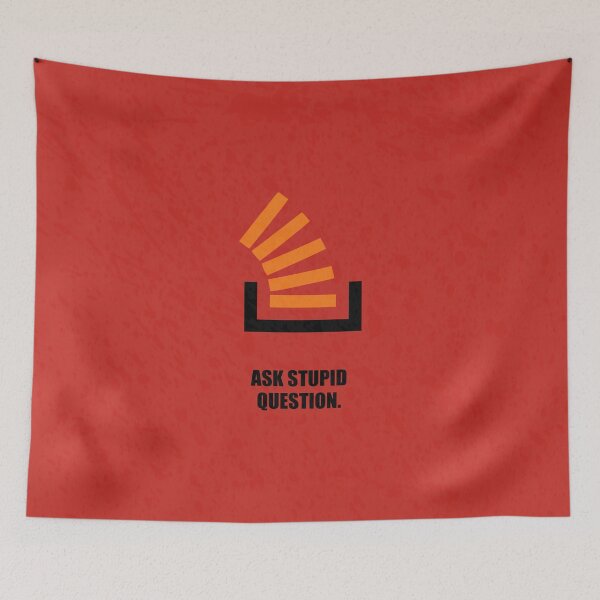 Item preview, Ask Stupid Question - Corporate Start-up Quotes designed and sold by Labno4.