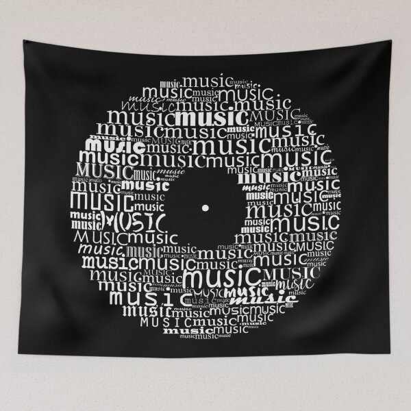 Artikelvorschau, Typografische Vinyl-Schallplatte - invertiert entworfen und verkauft von adiosmillet.