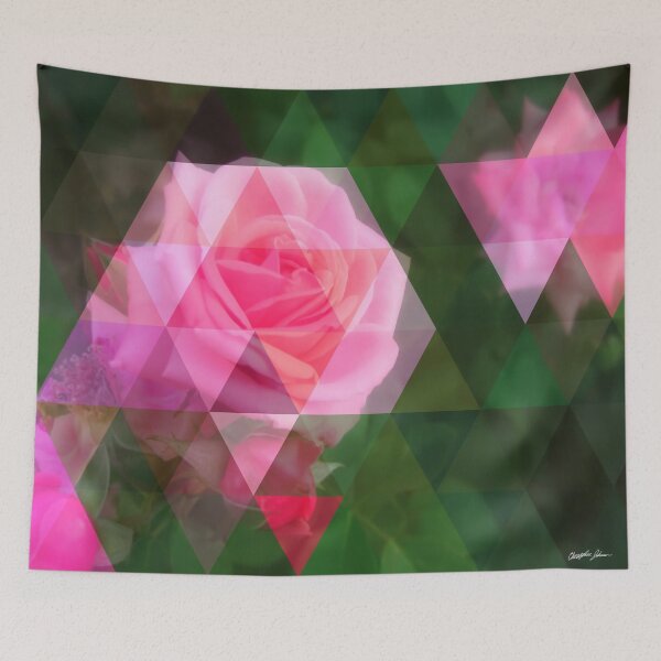 Item preview, Rosas rosas en Anzures 1 Art Triangles 1 designed and sold by TravelPhotoArt.
