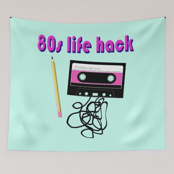 Item preview, 80s Life Hack Mix Tape designed and sold by BennyBruise.
