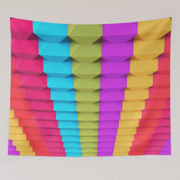 Item preview, 3D Colorful Geometric Blocks designed and sold by Kitty Bitty.