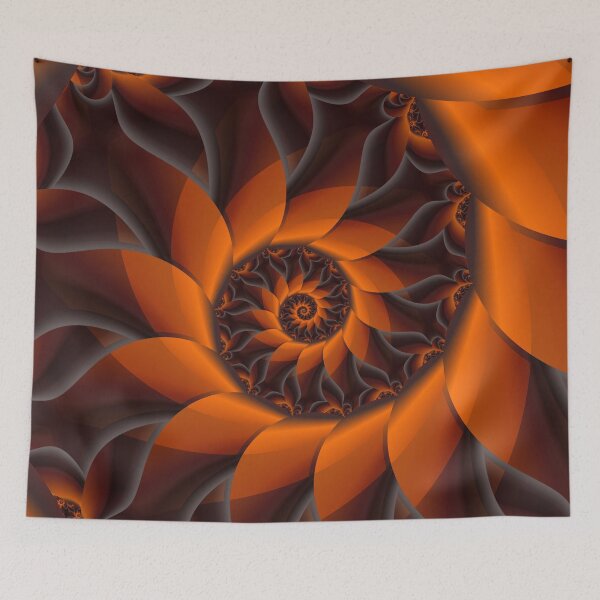 Item preview, Orange Spiral designed and sold by Kitty Bitty.