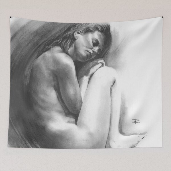 Item preview, Embryonic - Conté Drawing designed and sold by Paul Davenport.