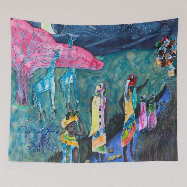 Item preview, The party is over, African ladies going home (Often I dream about Africa 2) designed and sold by gheider.