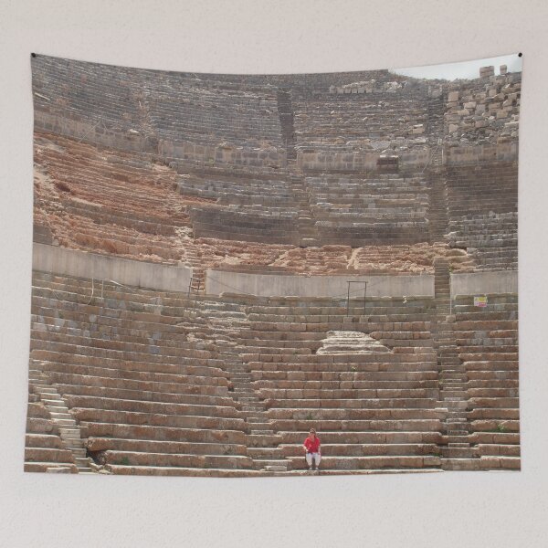Item preview, The Seated Spectator At Ephesus Ancient Theatre designed and sold by taiche.