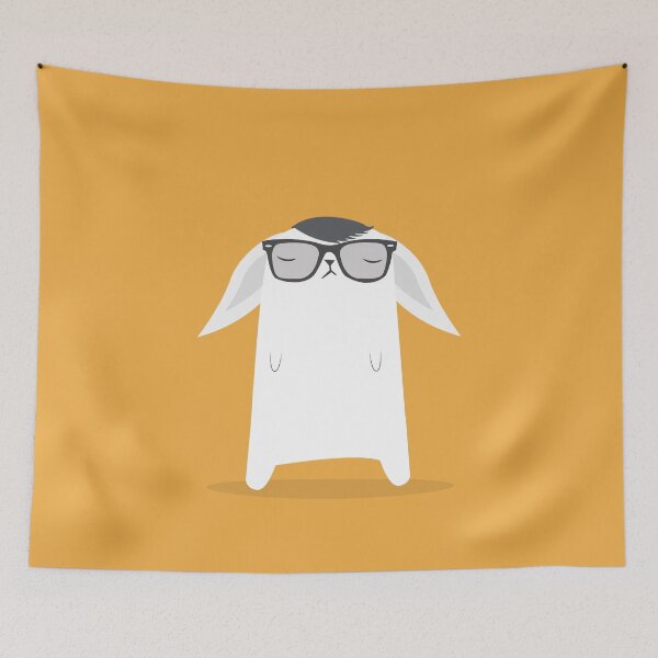 Item preview, Hipster Bunny designed and sold by volkandalyan.