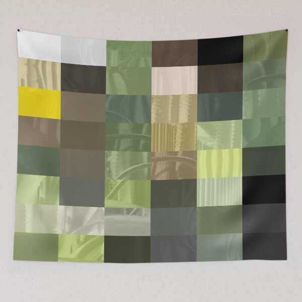 Item preview, Cactus Garden Abstract Rectangles 3 designed and sold by TravelPhotoArt.