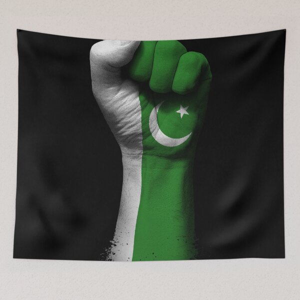 Item preview, Flag of Pakistan on a Raised Clenched Fist  designed and sold by JeffBartels.