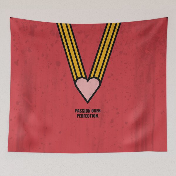 Item preview, Passion Over Perfection - Business Quotes Poster designed and sold by Labno4.
