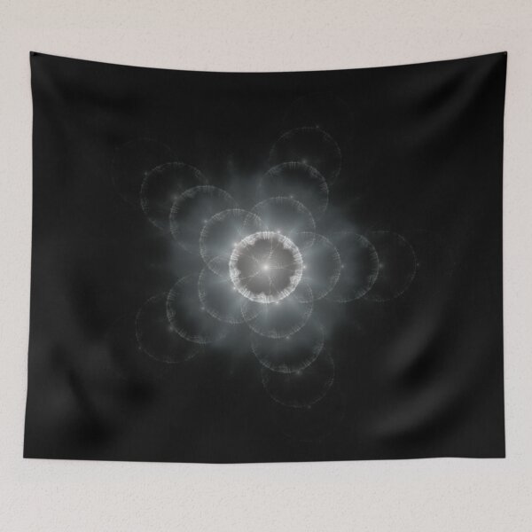 Item preview, Space Flower Fractal designed and sold by charmarose.