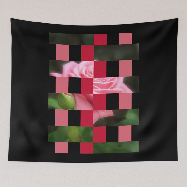 Item preview, Pink Roses in Anzures 3 Art Rectangles 15 designed and sold by TravelPhotoArt.