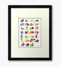 ABC (english) Framed Print