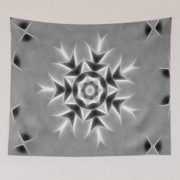 Item preview, Gray Kaleidoscope Art 20 designed and sold by TravelPhotoArt.