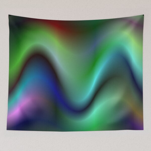 Item preview, Colorful wave flow designed and sold by davidzydd.
