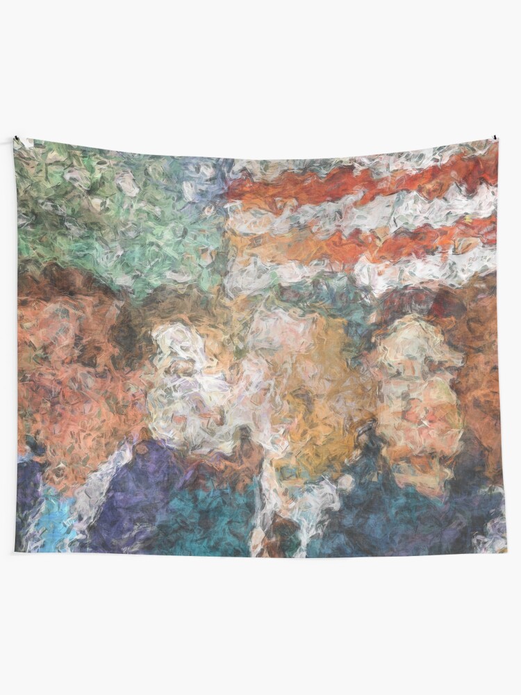 Alternate view of Patriots Gathering Tapestry