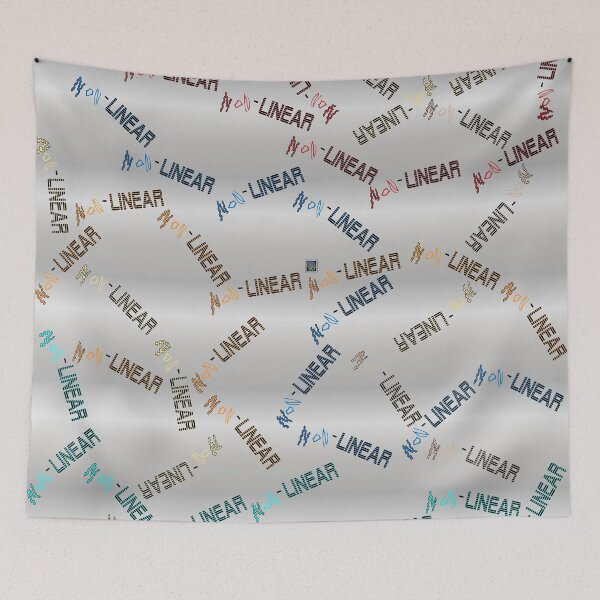 Item preview, "Non-Linear 1"© designed and sold by Lisa Clark - Thinker Collection STEM Art and MORE.