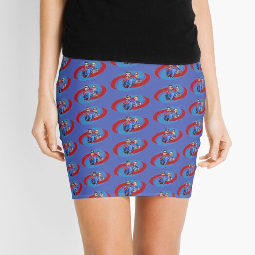 Captain Man and Kid Danger - Logo Mini Skirt