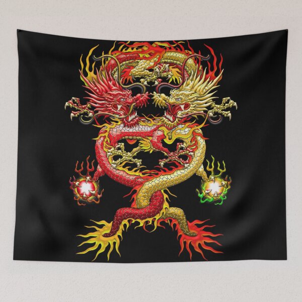 Item preview, Brotherhood of the Snake - The Red and The Yellow Dragons designed and sold by Serge Averbukh Art Studio.