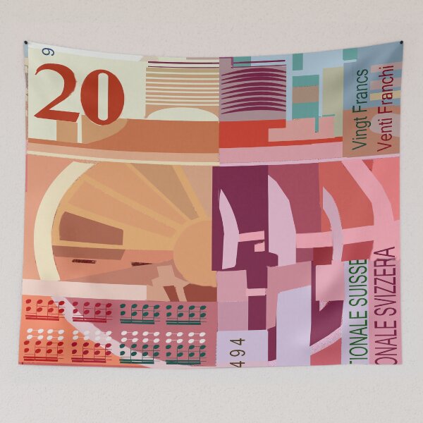 Item preview, 20 Swiss Francs Note Bill - back side designed and sold by Nornberg77.