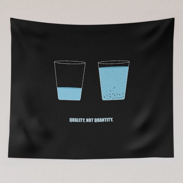 Item preview, Quality Not Quantity - Startup Business Quotes designed and sold by Labno4.