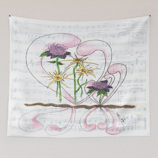 Item preview, Flower Symphony Collage designed and sold by Linda Ginn.