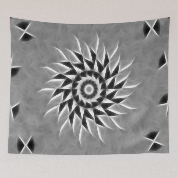 Item preview, Gray Kaleidoscope Art 21 designed and sold by TravelPhotoArt.
