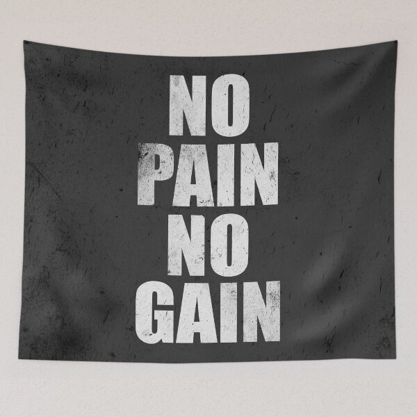 Item preview, No Pain No Gain - Gym Quote designed and sold by Labno4.