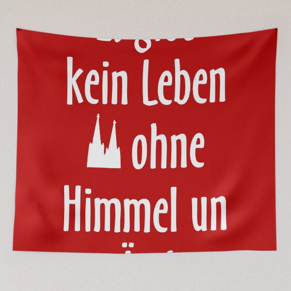 Item preview, Es gibt kein Leben ohne Himmel un Ääd - Kölsche Sprüche designed and sold by theshirtshops.