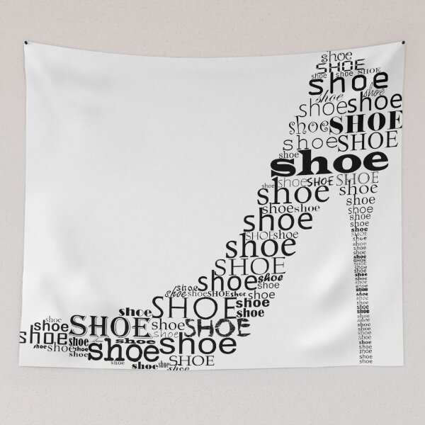 Item preview, Typographic Shoe designed and sold by adiosmillet.