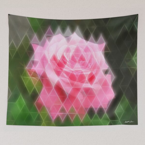 Item preview, Rosas rosas en Anzures 4 Art Triangles 2 designed and sold by TravelPhotoArt.